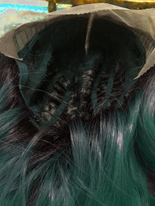 Lace Front GREEN WIG