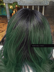 Lace Front GREEN WIG