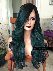 Teal Green Wig