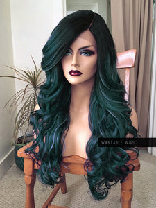 Teal Green Wig