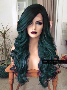 Teal Green Wig