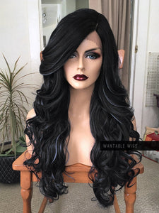 Curly Black Wig