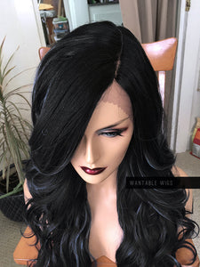 Curly Black Wig