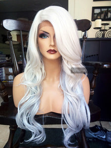 White Wig LACE FRONT