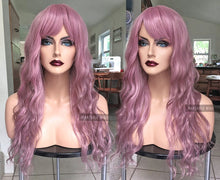 Load image into Gallery viewer, Pink Wig with Bangs