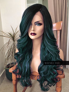 Teal Green Wig