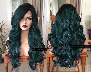 Teal Green Wig