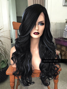 Curly Black Wig