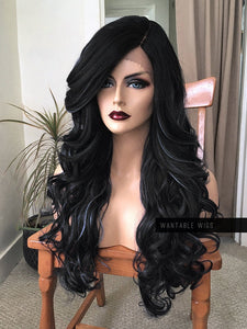 Curly Black Wig