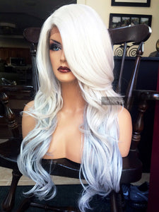 White Wig LACE FRONT