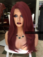 Load image into Gallery viewer, Lace Front Wig HUMAN HAIR Blend