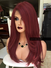 Load image into Gallery viewer, Lace Front Wig HUMAN HAIR Blend