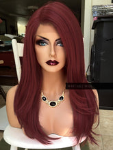 Load image into Gallery viewer, Lace Front Wig HUMAN HAIR Blend