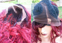 Load image into Gallery viewer, Red Bob Lace Front Wig | HUMAN HAIR BLEND