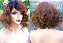 Load image into Gallery viewer, Bob Wig Human Hair Blend Lace Front Wig