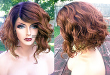 Load image into Gallery viewer, Bob Wig Human Hair Blend Lace Front Wig