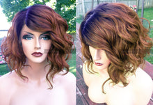 Load image into Gallery viewer, Bob Wig Human Hair Blend Lace Front Wig