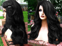 Load image into Gallery viewer, Black Lace Front Wig