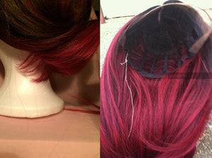 Red Lace Front Wig