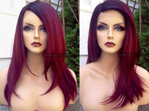 Red Lace Front Wig