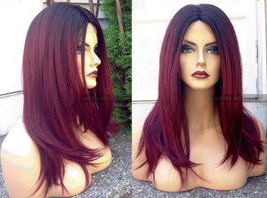 Red Lace Front Wig