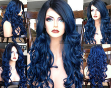 Load image into Gallery viewer, Blue Lace Front Wig