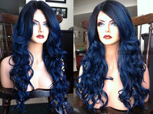 Load image into Gallery viewer, Blue Lace Front Wig