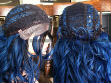 Load image into Gallery viewer, Blue Lace Front Wig