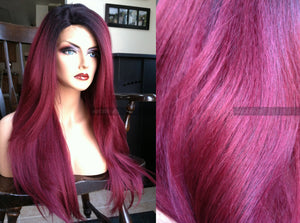 Red Lace Front Wig