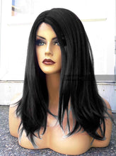 Load image into Gallery viewer, Black Lace Front Wig