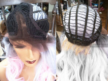 Load image into Gallery viewer, Silver Human Hair BLEND Lace Front Wig