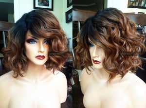 Brunette Bob Wig LACE FRONT