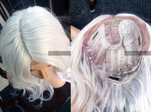 White Wig Lace Front Wig